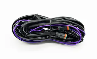 VP Kabelsett til 4 lamper DT 2-pin 80A 400W, 3M kabel. m/bryter