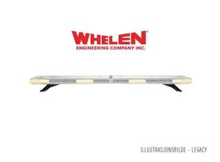 Whelen® Legacy 48" 12V 122cm. 4 Duo moduler (Gul/blå).