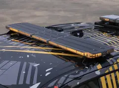 Whelen® Legacy 54" 12V 137cm. 8 Moduler gult. Med justerbar fot