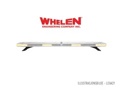Whelen® Legacy 54" 12V 137cm. 8 Moduler gult. Med justerbar fot