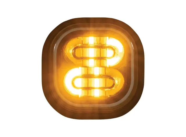 Whelen® VXE Smart Led 10-30V Innfellbar Duo Steady Gul/Hvit (Sotet) 