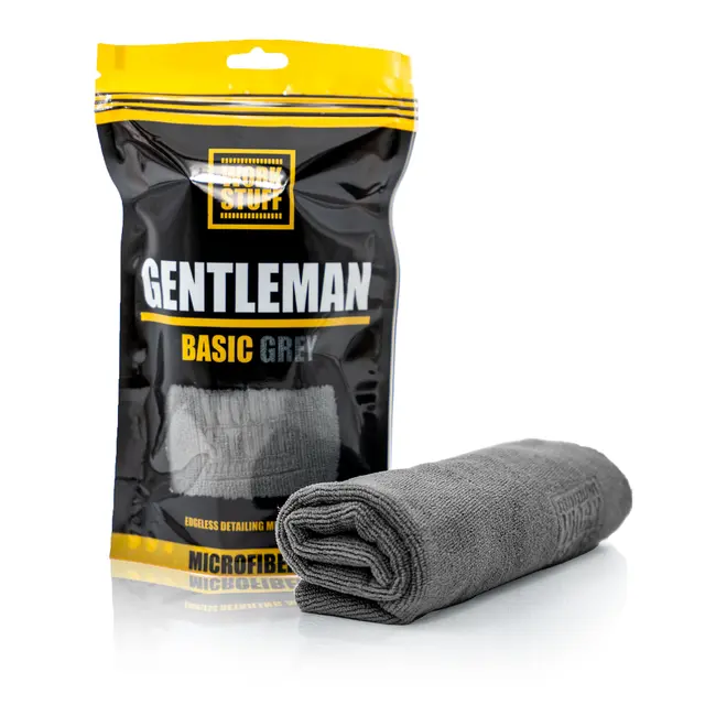 Work Stuff Gentleman Basic Grey Sømløs mikrofiberklut, 350gsm, 40x40cm 
