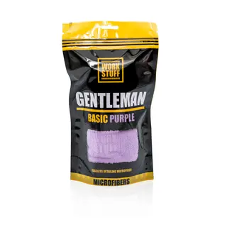 Work Stuff Gentleman Basic Purple Sømløs mikrofiberklut, 350gsm, 40x40cm