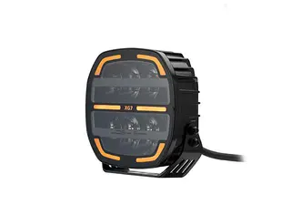 XG7 LED Driving Light Black Multicolor Parklys Hvit, Gul og Gr&#248;nn.