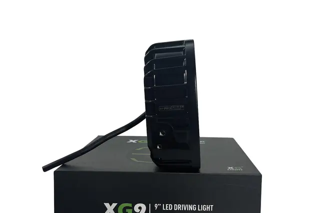 XG9 LED Driving Light Black Multicolor Parklys Hvit, Gul og Grønn. 