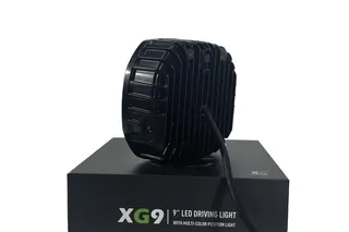 XG9 LED Driving Light Black Multicolor Parklys Hvit, Gul og Gr&#248;nn.