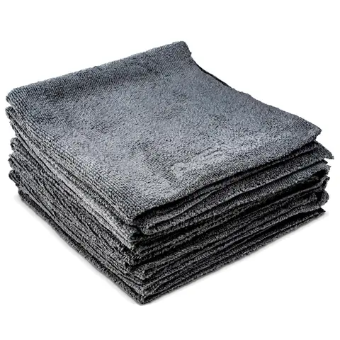 Nasiol Wipe&amp;Buff 40*40 c Mørk grå Mikrofiberklut coating - 10 stk