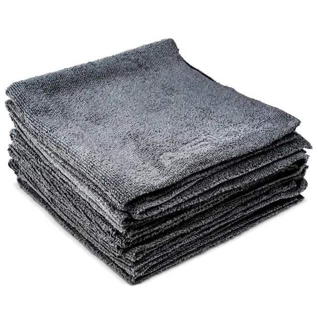 Nasiol Wipe&Buff 40*40 c Mørk grå Mikrofiberklut coating - 10 stk 
