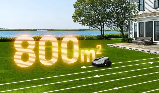 Mammotion Yuka mini 800 robotklipper Solid kabelfri robotklipper - 800 m² 